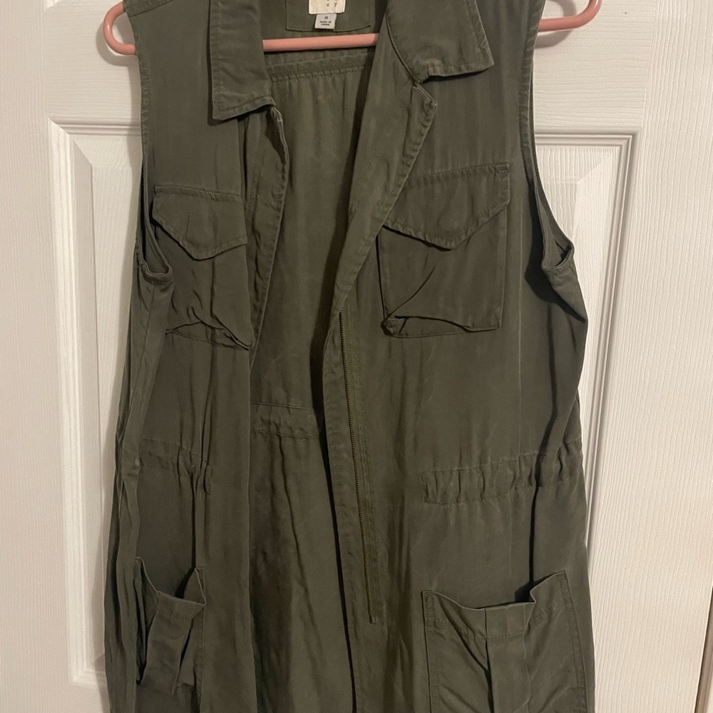 A New Day Olive Green Utility Vest